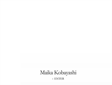 Tablet Screenshot of maika-k.com